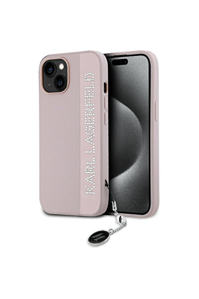 Karl Lagerfeld Husa pentru iPhone 15 / iPhone 14 / iPhone 13 - Saffiano Rhine...