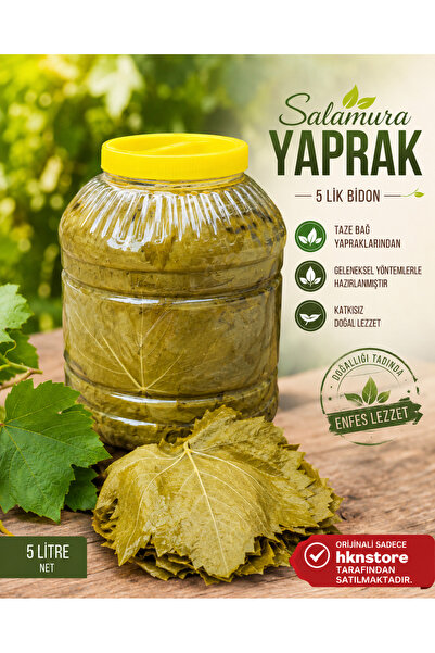Akpınar salamura yaprak tokat yaprağı yuzde yüz garantilidir.Net 5 kg