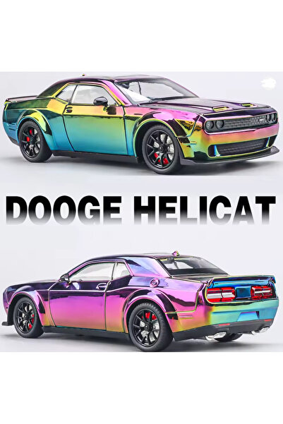 OEM Mașină model metalic Dodge Challenger SRT, 1:24, funcție Pull-Back, desch...