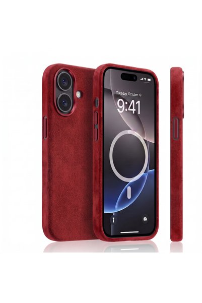megaMobile Husă protecție Premium Alcantara, pufoasă, moale, protecție camere...