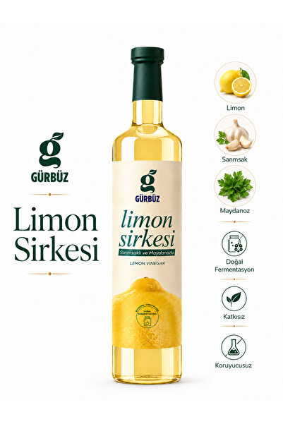 Gürbüzden Limon Sarımsak Maydanoz Sirkesi Doğal Fermantasyon Lemon Garlic Par...