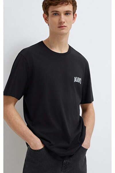 Mavi M0611714 Printed T-Shirt Men's T-Shirt Black