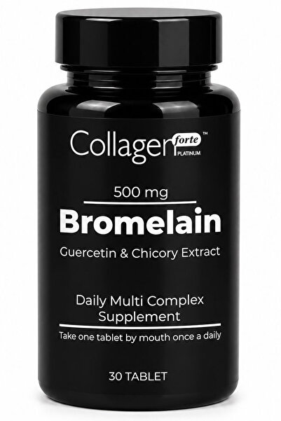 Collagen Forte Platinum Bromelain 500 Mg Takviye Edici Gıda