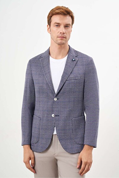Morven Ανδρικό μπορντό πλεκτό Slim Fit Τσάντα Αθλητικό μπουφάν με μονό γιακά