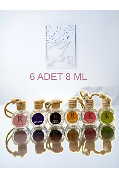 Revilya 8 ml 6’lı Araç Koku & Mini Mekân Seti – Mango Lavanta Kiraz Çiçeği Sa...
