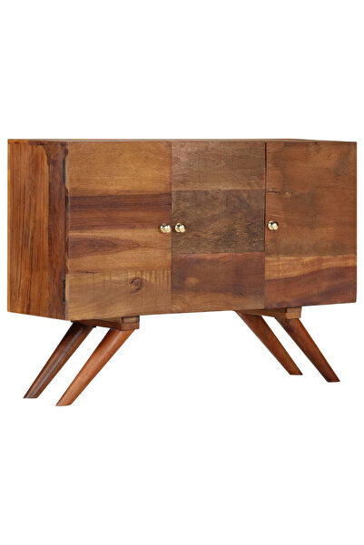Concept Servantă, maro, 110 x 30 x 75 cm, lemn masiv reciclat