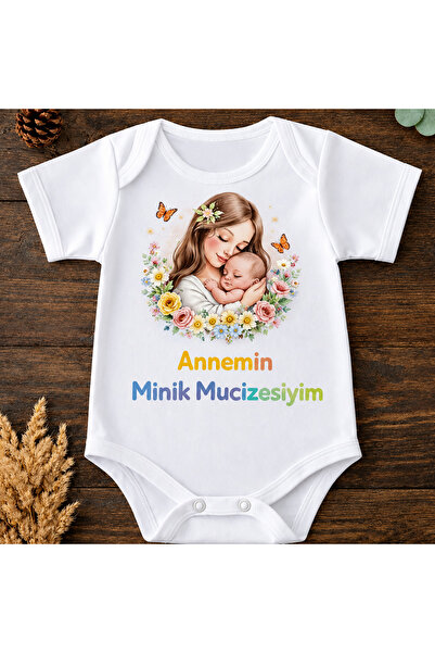 EYDUBABY أنا معجزة أمي، ودي زبون مكتوب عليه "أمي"، ودي زبون مكتوب عليه "عمة".