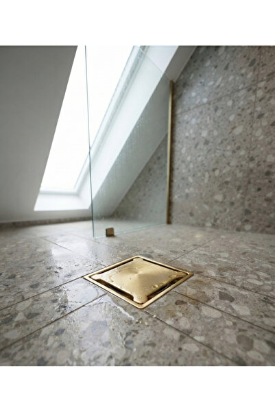 titanium design Gold Yer Süzgeci /Sifonu