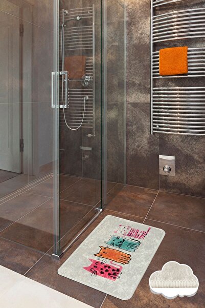 Chilai Home Baby Cats 40x60 Cm Banyo Halısı Paspas Djth