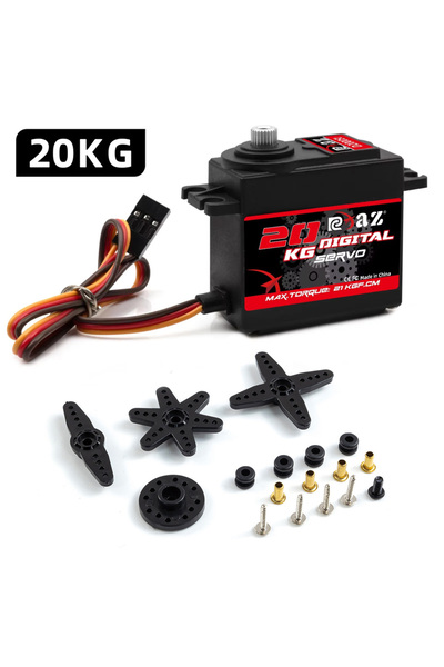 Choice 20KG RCXAZ Digital Servo Rotation 180° Metal Gear Servo 18KG 20KG 24KG...