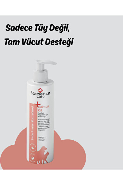 Spesence Care Kedi Ve Köpekler için Somon Yağı %100 doğal 250ml