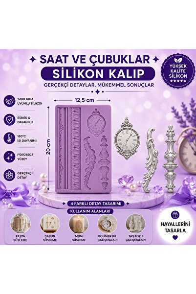 Dr.Paste Silikon Kalıp Saat Ve Çubuklar