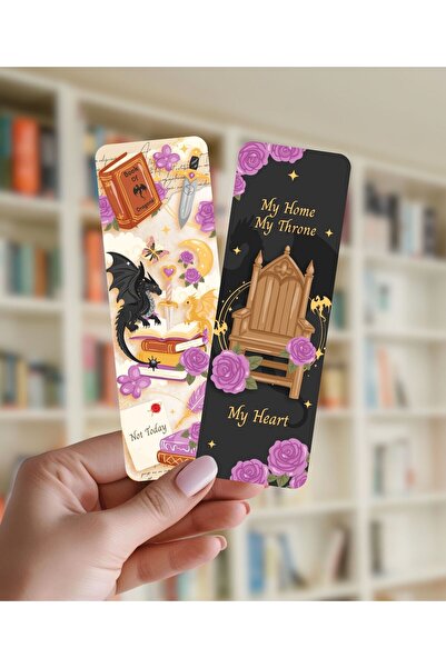 Flurina Studio Çift Taraflı Kitap Ayracı No:001 - Enchanted Library