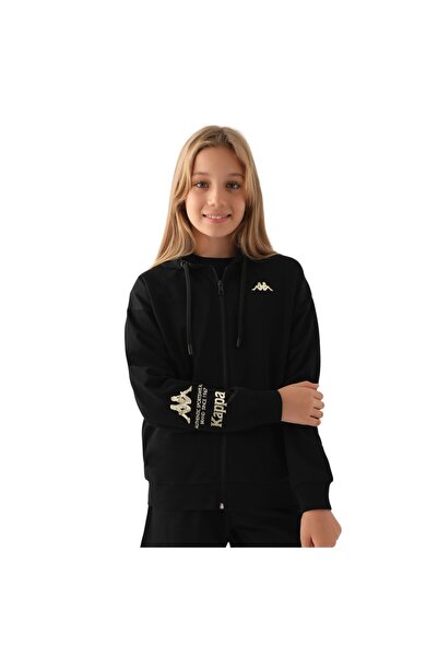 Kappa Girls Fullzip Sweatshirt - Black