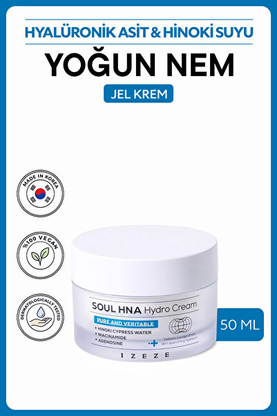 IZEZE Soul HNA Hydro Cream, 50ml | Hyaluronik Asit Nemlendirici