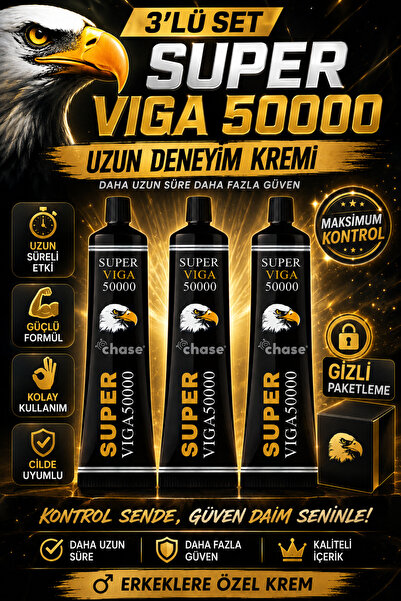 Chase 50000 Etkili Krem 3 Adet