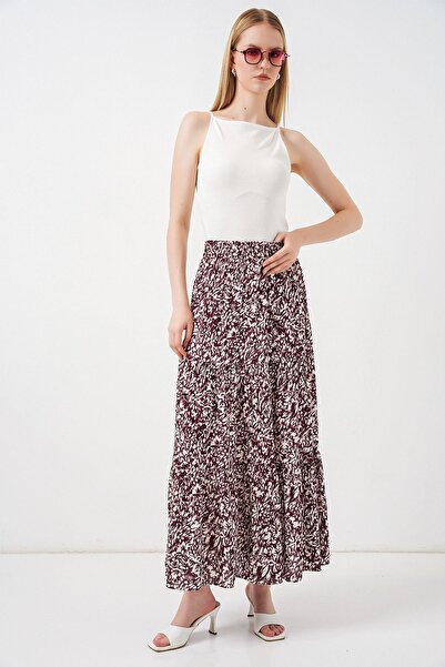 Hiccup BDART Relaxed Fit Desenli Maxi Etek