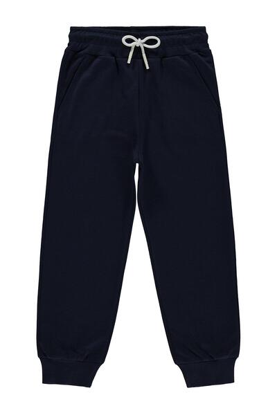 Civil Boys Pantaloni de trening Basic pentru copii de 10-13 ani - Albastru în...