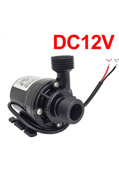 Choice1 black 12V line Ultra Quiet Water Pump Mini DC12V/24V Brushless Motor ...