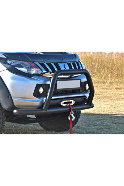 Drs Tuning Mitsubishi L200 Uyumlu Ön Tampon Koruma Demiri Siyah 2007-2021 Pst...