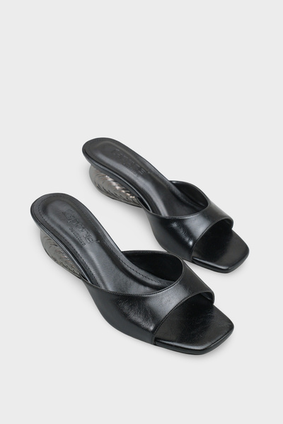 Capone Outfitters Pauly Metal – елегантни дамски чехли с висок ток