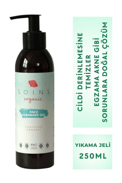Soins Organic Akne ve Sivilce Karşıtı Besleyicili Bitkisel Yüz Temizleme Jeli...