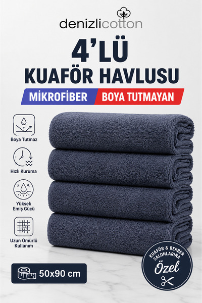 denizlicotton Prosop de păr din microfibră anti-vopsea special pentru coafuri...