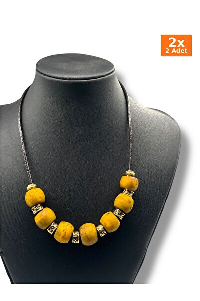 Bozhi Necklace Glass Beads Elegant Gift