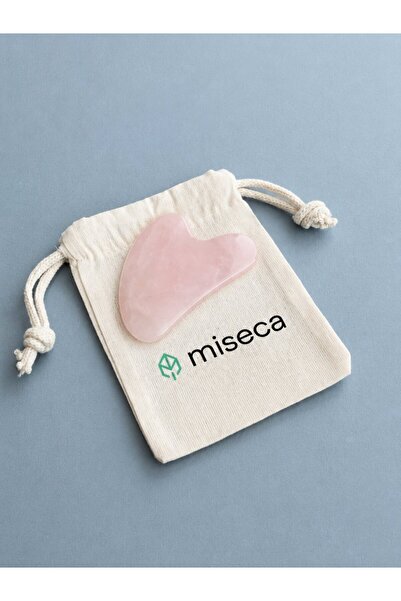 miseca Pembe Kuvars Gua Sha Masaj Taşı