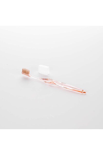 The smart miswak فرشاة مسواك الذكية الكلاسيكية للبالغين شكل كلاسيكي وردي شفاف
