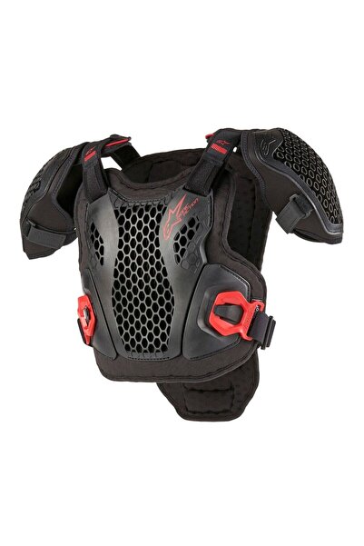 Alpinestars Bionic Action GençÇocuk Üst Koruma Siyah Beyaz Kırmızı