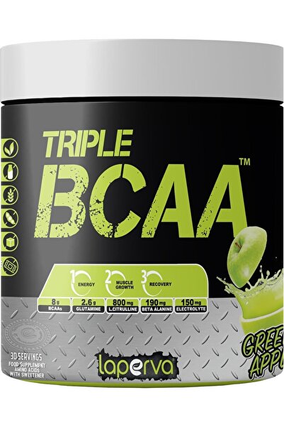 Laperva مكمل غذائي BCAA ثلاثي بنكهة التفاح الأخضر - 30 حصة (بنكهة التفاح الأخ...