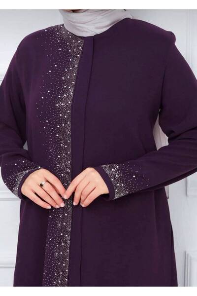 ELBİSHE Stone Detailed Sleeveless Robe