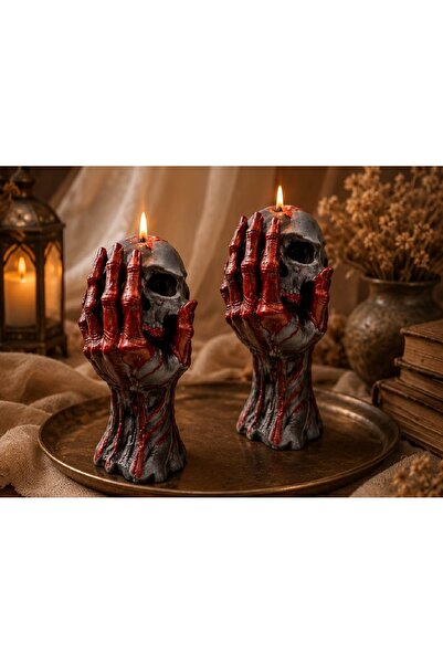 Yaratıcı sanatlar atölyesi Kuru Kafa Goth Hallowen Temalı Muhteşem Detaylara ...