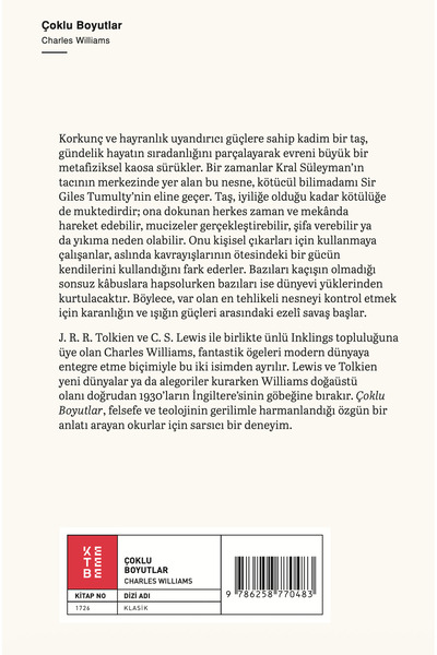 Ketebe Çoklu Boyutlar Charles Williams