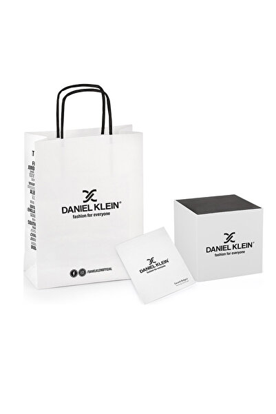 Daniel Klein Premium Men's Wristwatch 3 ATM Waterproof Silver Color Steel Str...