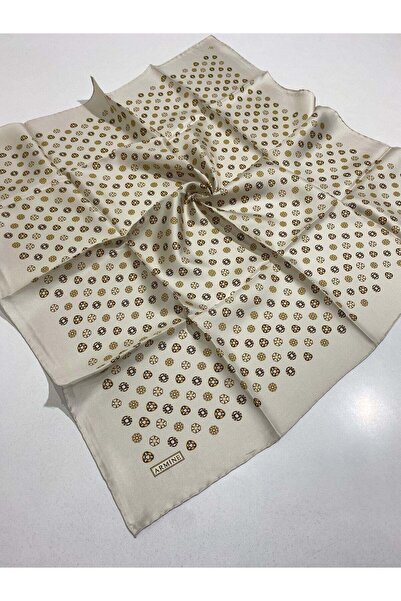 Armine Nostalji Serisi %100 Twill İpek Eşarp 7926D 06