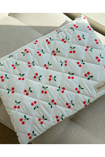 nartella Tablet Çantası 10-11 İnç Uyumlu Kapitone Tablet Kılıfı Fermuarlı Yık...