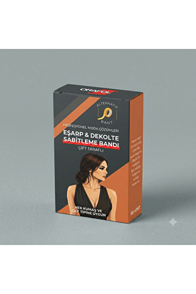 Orafol Orabond Orafol Şeffaf Çift Taraflı Eşarp Dekolte Abiye Gelinlik Sabitl...