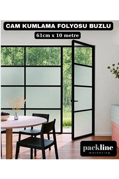 Packline Marketing Folija za pjeskarenje stakla, mat stakleni film 61cm x 10 ...