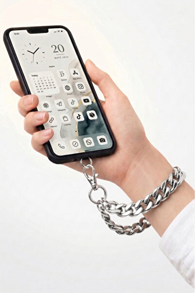 excarpin New Style Stainless Silver Color Phone Holder & Bracelet