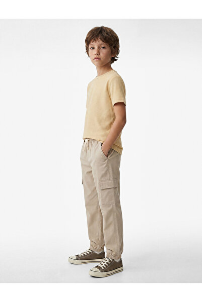 Koton Cotton Pocket Detailed Relaxed Fit Cargo Jogger Pants
