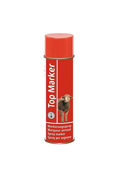 KERBL Top Marker Koyun Işaretleme Spreyi Üst Işaretleyici Kırmızı