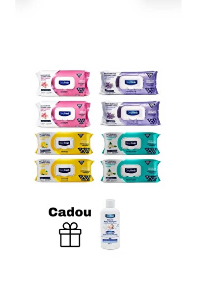 Deep Fresh Servetele umede pentru multi suprafete cu bicarbonat si otet 100 b...