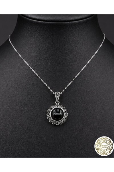 oltutasi.com.tr oltutaşı sade çiçek gümüş kolye sk00036