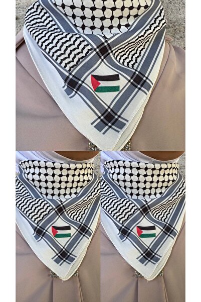 ALDAIYR 3 Eșarfe tematice cu temă palestiniană 50x50, unisex, potrivite pentr...