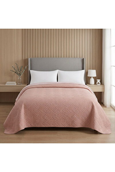 Lolavien Double Multi-Purpose Bedspread Powder 200 X 220 cm * Double-Sided Pique