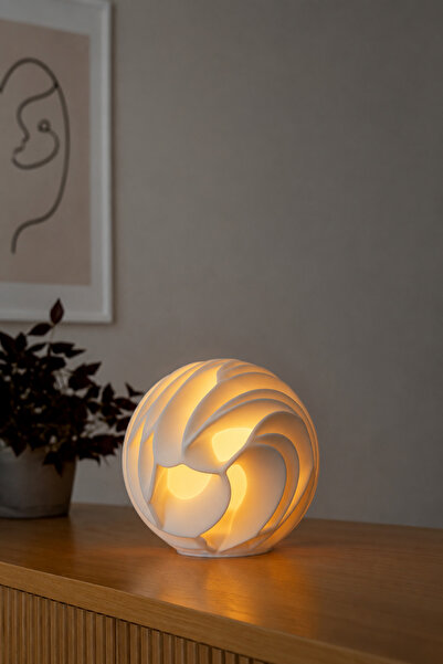 Glax Helia Modern Masa Lambası | Minimal Dekoratif Aydınlatma | E27 LED