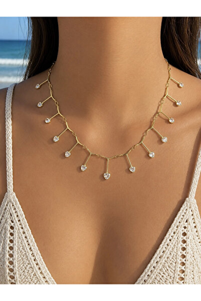 h&b design jewel Dangle Heart Necklace
