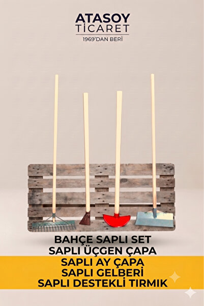 AtasoyTicaret Bahçe Saplı Set Saplı Üçgen Çapa Saplı Ay Çapa Saplı Gelberi Sa...
